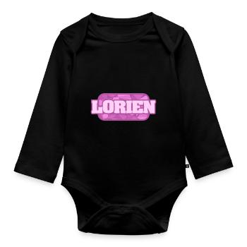 Gesundheit Lorien - Baby Bio-Langarm-Body - Schwarz - Vorne