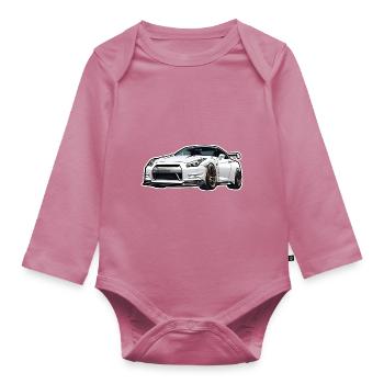Jdm / Tuning / Turbocompresseur / Jantes / Chiptuning - Body Bébé bio manches longues - mauve - Devant