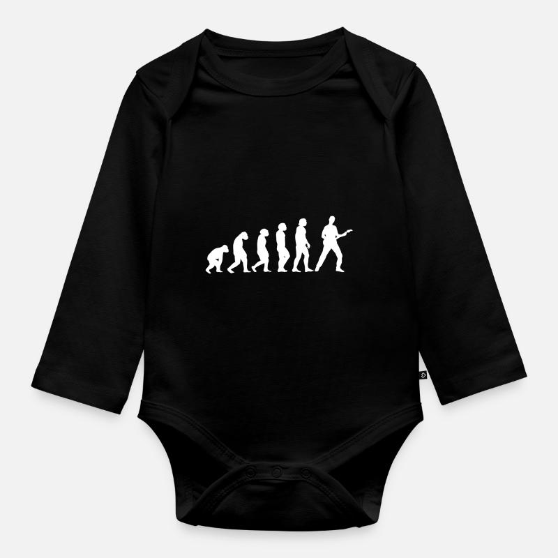 Gitarre Evolution - Baby Bio-Langarm-Body - Schwarz