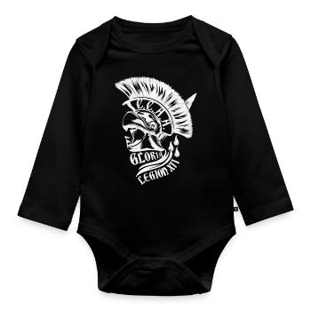 Romains de Cologne - Body Bébé bio manches longues - noir - Devant