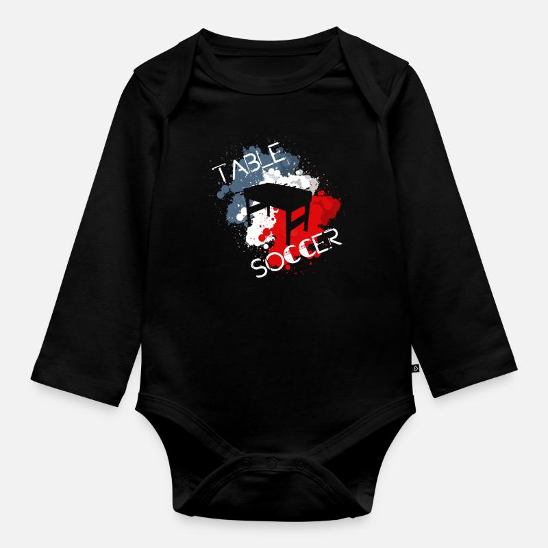 kicker - Baby Bio-Langarm-Body - Schwarz