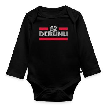 Dersim 62 Türkei Turkiye Geschenk Urlaub TR Türk - Baby Bio-Langarm-Body - Schwarz - Vorne
