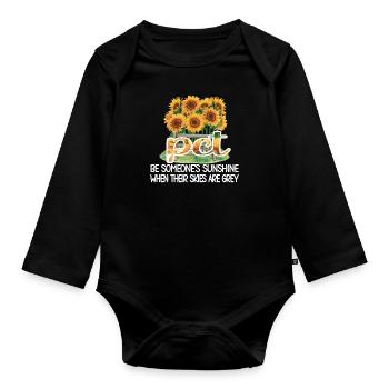 Patientenversorgungstechniker Patientenpflege PCT - Baby Bio-Langarm-Body - Schwarz - Vorne