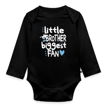 Barrel Racing Brother Cadeau Barrel Racing Brother - Body Bébé bio manches longues - noir - Devant