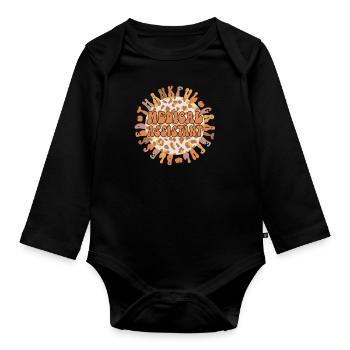 Medical Assistant Thanksgiving Med Assistant Gifts - Baby Bio-Langarm-Body - Schwarz - Vorne