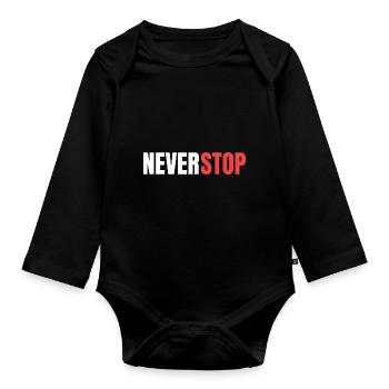 Gamestop GME share trading - Organic Longsleeve Baby Bodysuit - black - Front