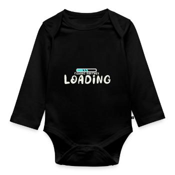 Fishing Partners Shop Fathers Retirement Plan See Lieb - Organic Longsleeve Baby Bodysuit - black - Front