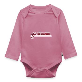 BENJAMIN Benjamin - Baby Bio-Langarm-Body - Mauve - Vorne