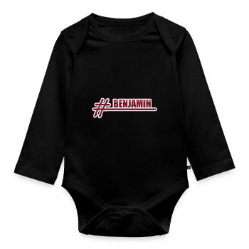 BENJAMIN Benjamin - Baby Bio-Langarm-Body - Schwarz - Vorne