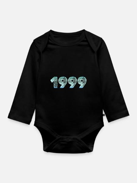 1999 - Body Bébé bio manches longues - noir