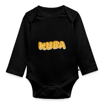 Kuba - Baby Bio-Langarm-Body - Schwarz - Vorne