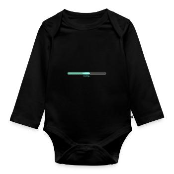 chargement - Body Bébé bio manches longues - noir - Devant