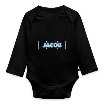 Grossesse Jacob - Body Bébé bio manches longues - noir - Devant