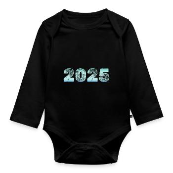 Glace 2025 - Body Bébé bio manches longues - noir - Devant