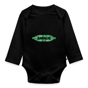 Cadeau pour Amalie - Body Bébé bio manches longues - noir - Devant