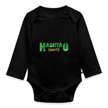 Hashtag Dante - Baby Bio-Langarm-Body - Schwarz - Vorne