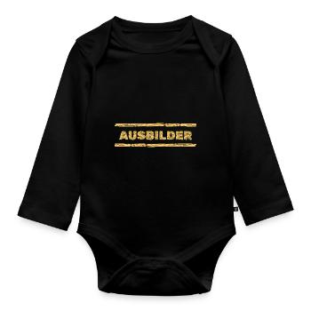 Profession Instructor - Organic Longsleeve Baby Bodysuit - black - Front