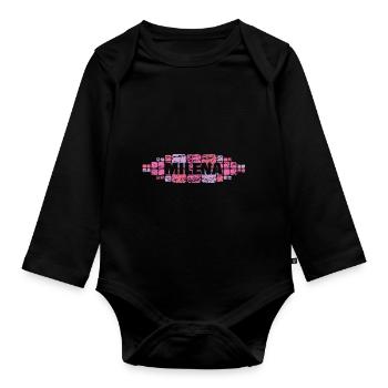 Mutti Milena - Baby Bio-Langarm-Body - Schwarz - Vorne