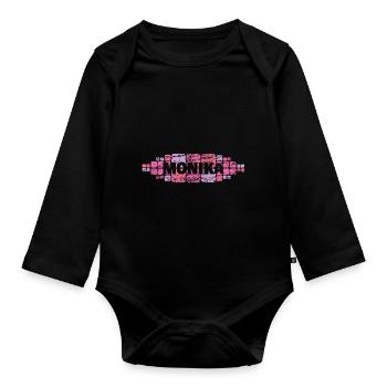 Mutti Monika - Baby Bio-Langarm-Body - Schwarz - Vorne