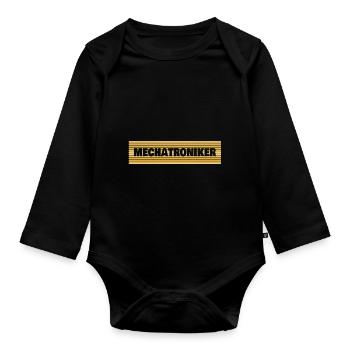 Mechatronics Engineer - Organic Longsleeve Baby Bodysuit - black - Front