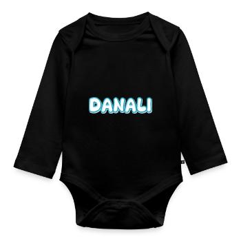Trekking Danali - Body Bébé bio manches longues - noir - Devant