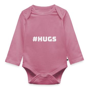 CÂLINS - Body Bébé bio manches longues - mauve - Devant