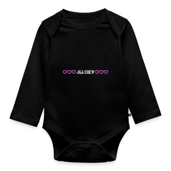 Jga Crew Junggesellinnenabschied - Baby Bio-Langarm-Body - Schwarz - Vorne