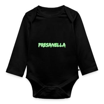 Trekking Presanella - Organic Longsleeve Baby Bodysuit - black - Front