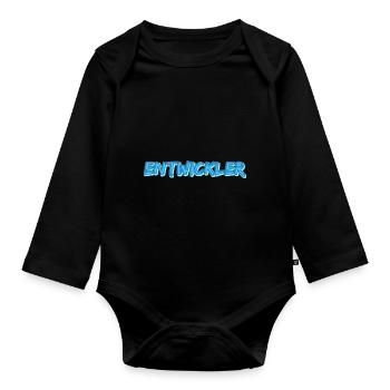 Entwickler als Job - Baby Bio-Langarm-Body - Schwarz - Vorne