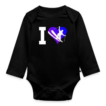 Freestyle Ski Ski Freestyle Herren Slopestyle - Baby Bio-Langarm-Body - Schwarz - Vorne