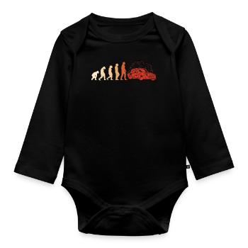 Sport Evolution Drifting - Baby Bio-Langarm-Body - Schwarz - Vorne