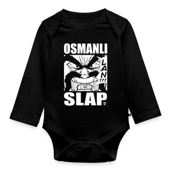 Osmanli Slap RAGE - Baby Bio-Langarm-Body - Schwarz - Vorne