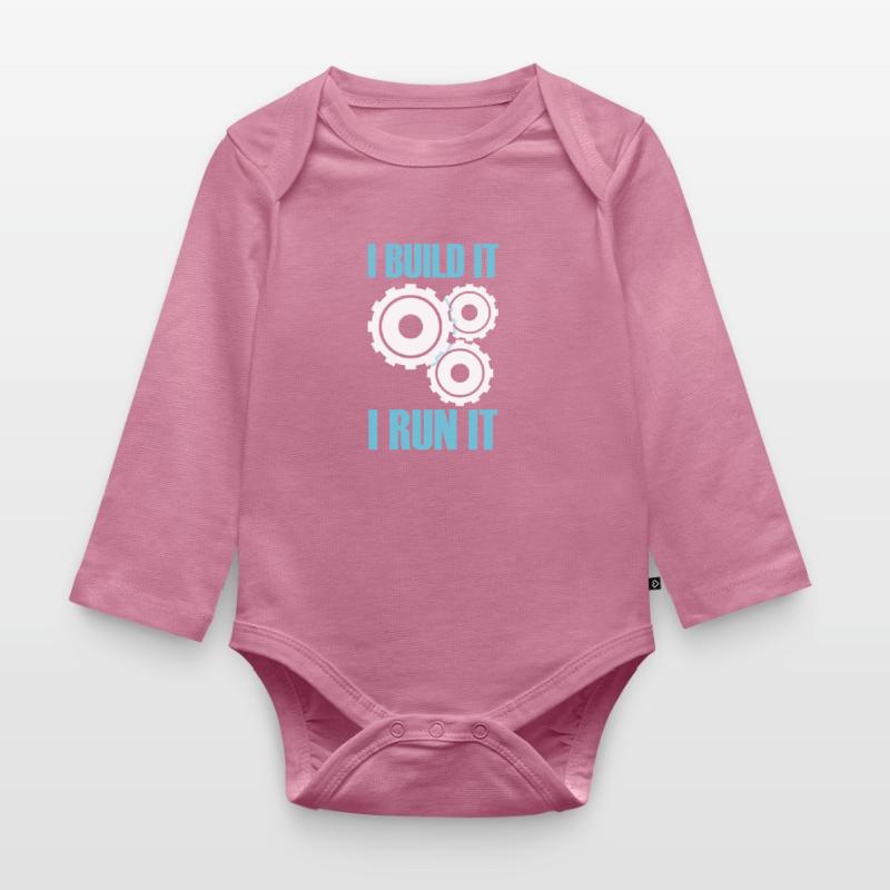 Devops Development Software Developer Geek Organic Longsleeve Baby Bodysuit