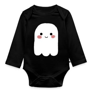 Geist - Baby Bio-Langarm-Body - Schwarz - Vorne