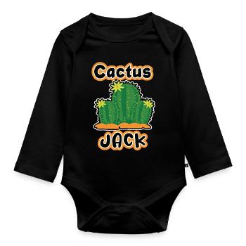 Cactus JACK - Baby Bio-Langarm-Body - Schwarz - Vorne