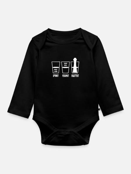 Fagottist Fagott Fagottistin Fagottbläser - Baby Bio-Langarm-Body - Schwarz