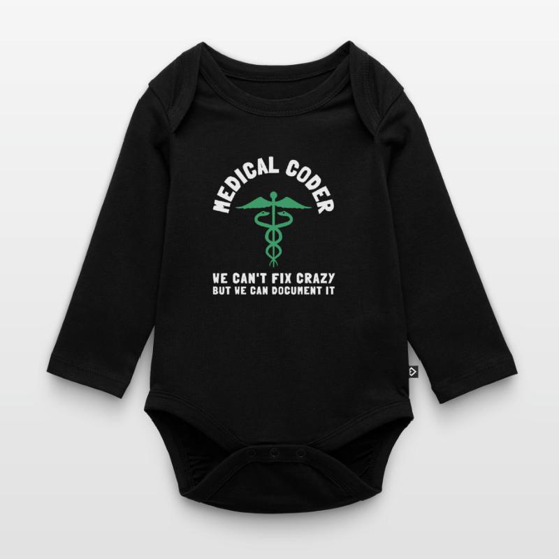 Medical Coder Coding VA Nurse And Clinical Coding Organic Longsleeve Baby Bodysuit