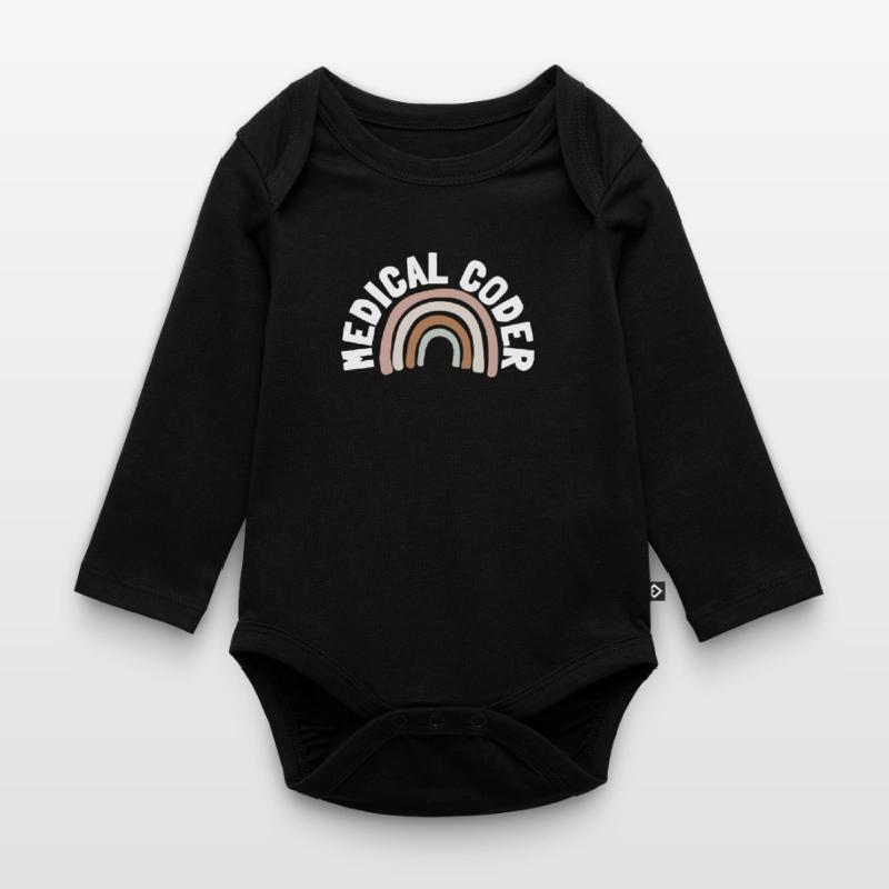 Medical Coder Coding VA Nurse And Clinical Coding Organic Longsleeve Baby Bodysuit