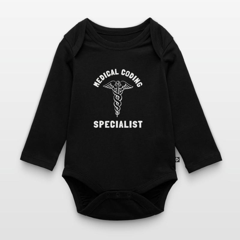 Medical Coder Coding VA Nurse And Clinical Coding Organic Longsleeve Baby Bodysuit