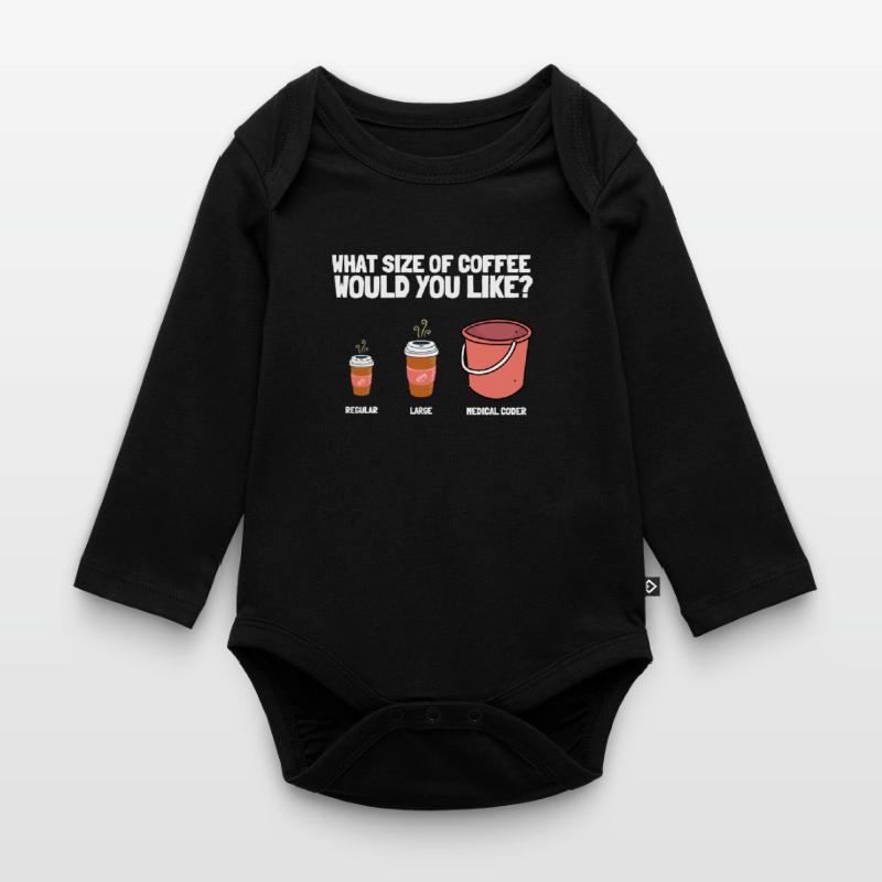 Medical Coder Coding VA Nurse And Clinical Coding Organic Longsleeve Baby Bodysuit