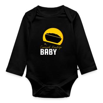 Cereal Grits Kasha Upma Rice And Morning Cornmeal - Baby Bio-Langarm-Body - Schwarz - Vorne