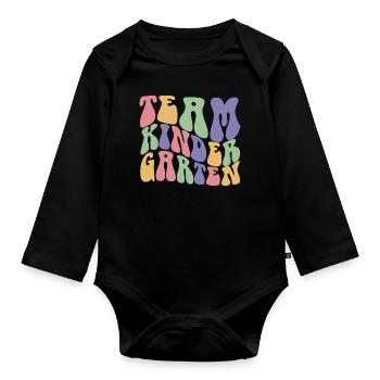 Équipe Maternelle Cool Pre-K Enseignant & Élèves Cadeau - Body Bébé bio manches longues - noir - Devant