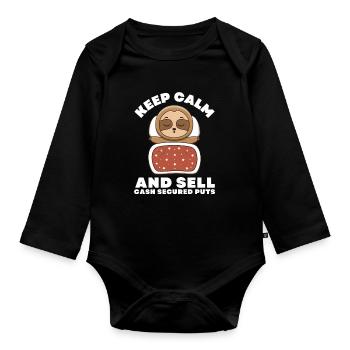 Options Trading Cash Secured Puts Future Forex - Baby Bio-Langarm-Body - Schwarz - Vorne