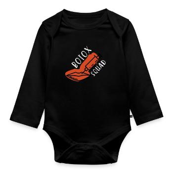 Botox Plastic Surgery And Aesthetic Nurse Injector - Organic Longsleeve Baby Bodysuit - black - Front