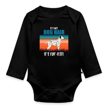 Dalmate - Body Bébé bio manches longues - noir - Devant