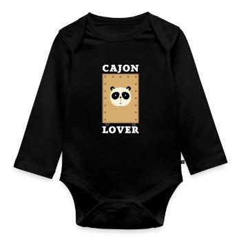 Cajon Box Drum Instrument Peruvian Cajon - Baby Bio-Langarm-Body - Schwarz - Vorne