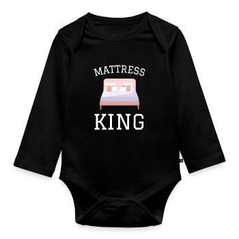 Meilleur vendeur de matelas de lit Docteur - Body Bébé bio manches longues - noir - Devant
