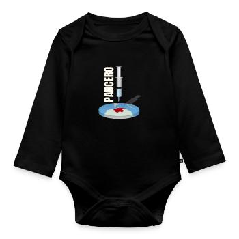 Parcero Colombia Colombian Cartagena Medellin And - Baby Bio-Langarm-Body - Schwarz - Vorne