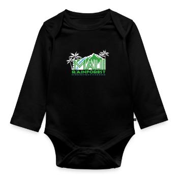 Sauvez la forêt tropicale - Body Bébé bio manches longues - noir - Devant