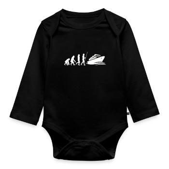Cruise Vacation Family Trip - Holy Ship Girls Trip - Baby Bio-Langarm-Body - Schwarz - Vorne